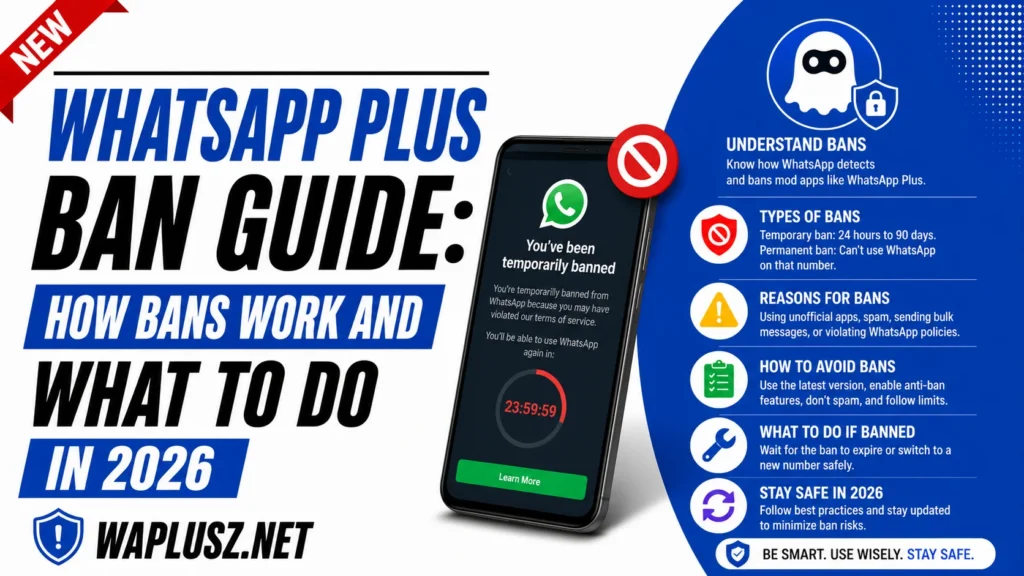 WhatsApp Plus APK Ban Guides