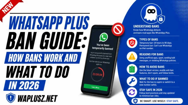 WhatsApp Plus APK Ban Guides