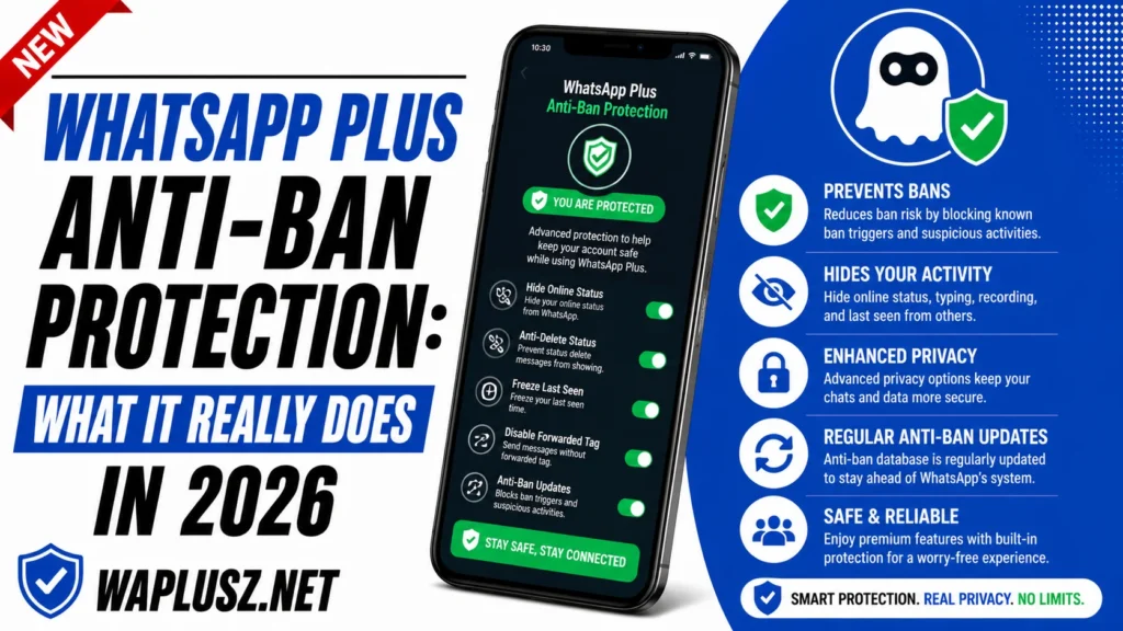 WhatsApp Plus Anti-Ban Protection 2026